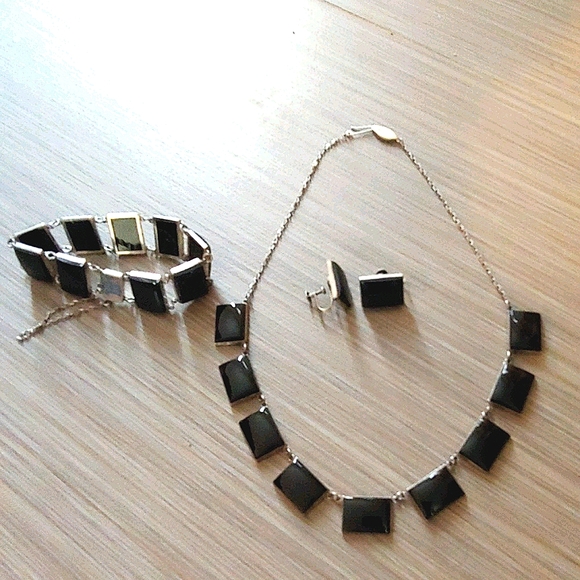 Jewelry - Stunning Sterling Black Onyx Ensemble